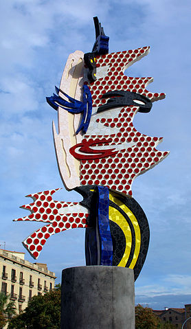 Roy Lichtenstein art, Barcelona.
