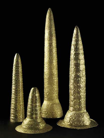 Four Golden Hats. Bronze Age