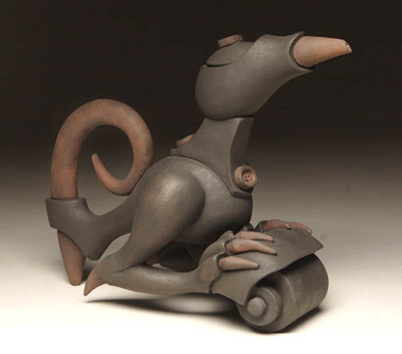 Gerard Ferrari, Rolling Derby Bird, ceramic hybrids