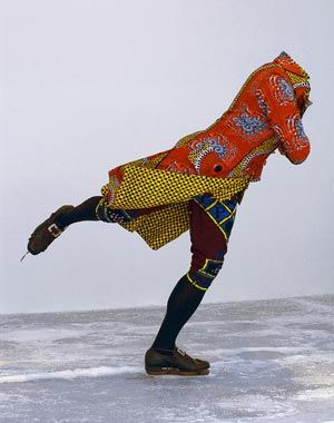 Wildman Humanist, compare Yinka Shonibare to Folkert de Jong