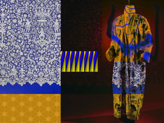 Yellow and Blue artwork